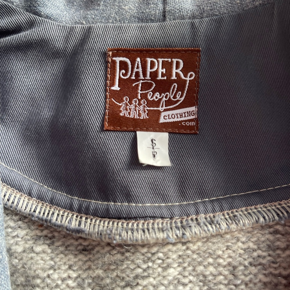 Paper People Clothing | Mixed Media Blazer - Picture 6 of 11